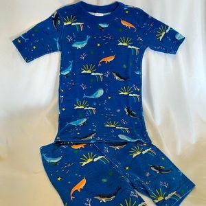 Short Johns in Organic Cotton Whales + Narwhals by Hanna Andersson